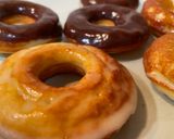 Foto del paso 3 de la receta: Fit donut de arroz 🍚 con chocolate blanco y negro