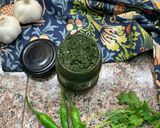 A picture of step 3 of Mint coriander 🌿 paste.