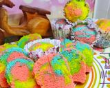 Foto langkah ke 7 dari resep Bolu Kukus Warna-Warni.