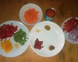 A picture of step 2 of Chakalaka by Ogechukwu Mbanugo.