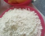Gambar langkah 2 resipi Kek Nasi Kelapa.