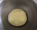 Foto langkah ke 5 dari resep Roti Sobek Pandan, metode autolyse.