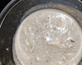 A picture of step 2 of Morning freshness (chia,oats with almond milk without sugar).