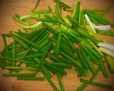 Hình bước làm 4 của món Lòng gà sốt hắc xì dầu