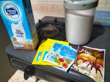 Puding Susu vla Cokelat