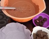 Foto langkah ke 3 dari resep Mochi Coklat Cake.