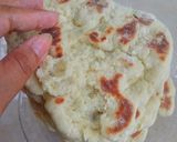 Foto langkah ke 10 dari resep Naan Bread / Roti Naan / Pita Bread / Roti Pita Sederhana.