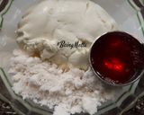 A picture of step 1 of Kashmiri Gulab Shrikhand.