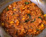A picture of step 6 of Tomato Thokku.