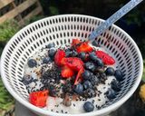 A picture of step 5 of Leftover Rice Pudding (GF, vegan).