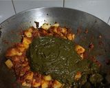 A picture of step 16 of Aloo Palak Ki Sabzi.