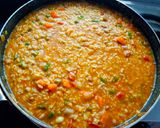 A picture of step 5 of Bisi Bele Bath.