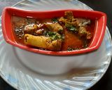 A picture of step 10 of Jatretil mutton gravy masala (jatra food).