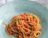 Foto langkah ke 6 dari resep 600. Spaghetti Tuna Aglio Olio.