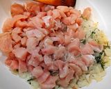 Csirkés gersli édesburgonyával recept fázis 2 fotója