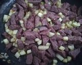 Foto del paso 4 de la receta Espaguetis con hamburguesa de ternera estilo asiático