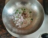 A picture of step 1 of Bread masala toast.