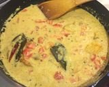 A picture of step 7 of Fish Curry.