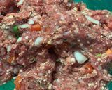 Foto del paso 1 de la receta: Pan de carne relleno con jamón y queso súper fácil