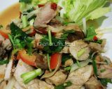 รูปขั้นตอนการทำที่ 4 ของ ยำหมูย่าง