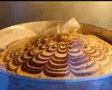A picture of step 13 of Zebra Cake.