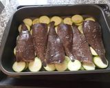 Foto del paso 6 de la receta Lenguados y calabacín al horno
