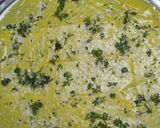 A picture of step 6 of Khandvi.