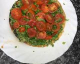Foto del paso 4 de la receta 210. Wrap de tortilla con pesto de canónigos (almuerzo)