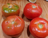 Foto del paso 5 de la receta: Tomate relleno con Huevo o Egg Omelette