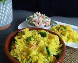झीरो ऑईल सात्विक खिचडी (zero oil satvik khichdi recipe in marathi) रेसिपी स्टेप 4 फोटो 