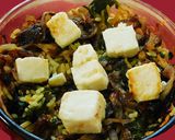 A picture of step 7 of Spinach pilaf.