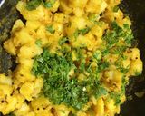 A picture of step 4 of Potato sabji.