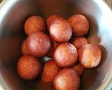 A picture of step 7 of Sweet potato Gulab Jamun.