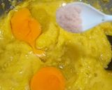 Gambar langkah 3 resipi Kuih Bakar Labu / Bingka Labu.