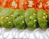 A picture of step 1 of Spinach Corn Idlies.