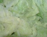 Rizses csirkemell kelkáposzta köntösben, rásütött tükörtojással a tetején recept fázis 1 fotója