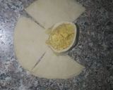 A picture of step 3 of Chicken Rose roll.