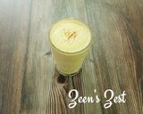 A picture of step 4 of Peach Saffron Lassi.