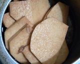 A picture of step 1 of Yam fry.