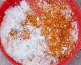 A picture of step 1 of Desi Masar and moong daal Mix on wood fire.