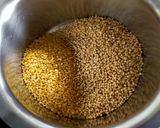 A picture of step 1 of Moong and Urad daal Pakodi.