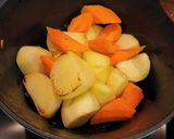 A picture of step 2 of Nikujaga - Japanese Beef and Potato Stew.