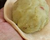 A picture of step 4 of Sweet potato Puran poli.