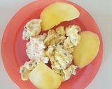 Tojásrántotta mangóval recept fázis 2 fotója