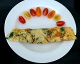 A picture of step 8 of My Spinache & Cheese Omelette 😋.