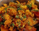फ्लॉवर बटाटा फ्राय भाजी (Flower Batata Fry Bhaji Recipe In Marathi) रेसिपी स्टेप 4 फोटो 