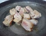 Hình bước làm 1 của món Sườn non nấu đậu