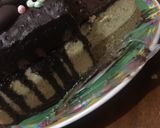 Foto langkah ke 8 dari resep Bolu kukus 3 lapis siram ganache.
