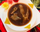 A picture of step 5 of Beef nehari.