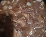 A picture of step 2 of Chicken shashlik restaurant style.